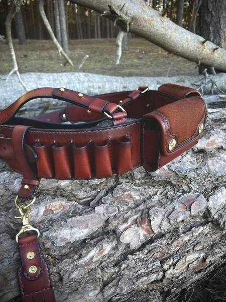 Patronengürtel Leder – attēls 2