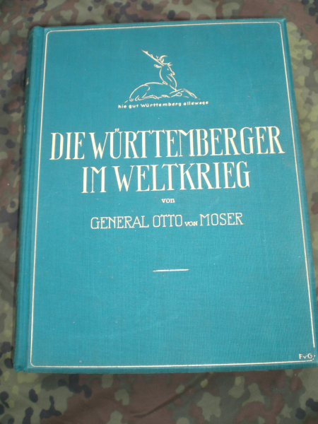 Antiquarisches Buch: Die Württemberger im Weltkrieg – Bild 1