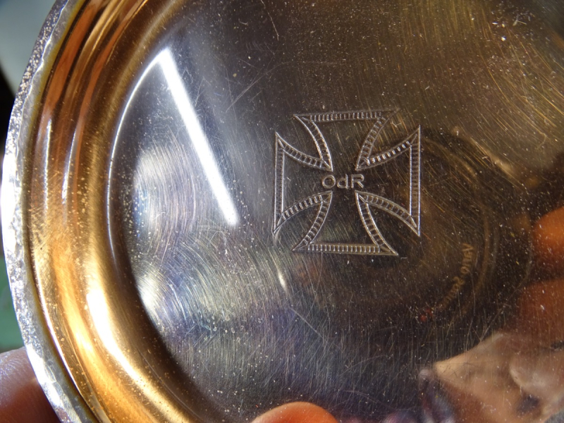(2) Seltene P 08 Doppel Magazintasche, 1. Weltkrieg, Umriss Stempel im Deckel – Bild 2