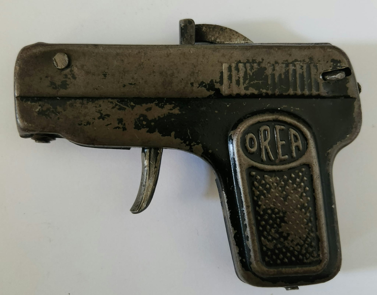 Blechspielzeug - Zündblättchenpistole - OREA - Sehr alt!!! – Bild 3