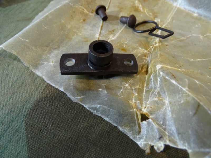 Aufnahme für Fliegerkreiskorn MG 42, Wehrmacht, Code ehs, mit Packpapier. – Bild 3