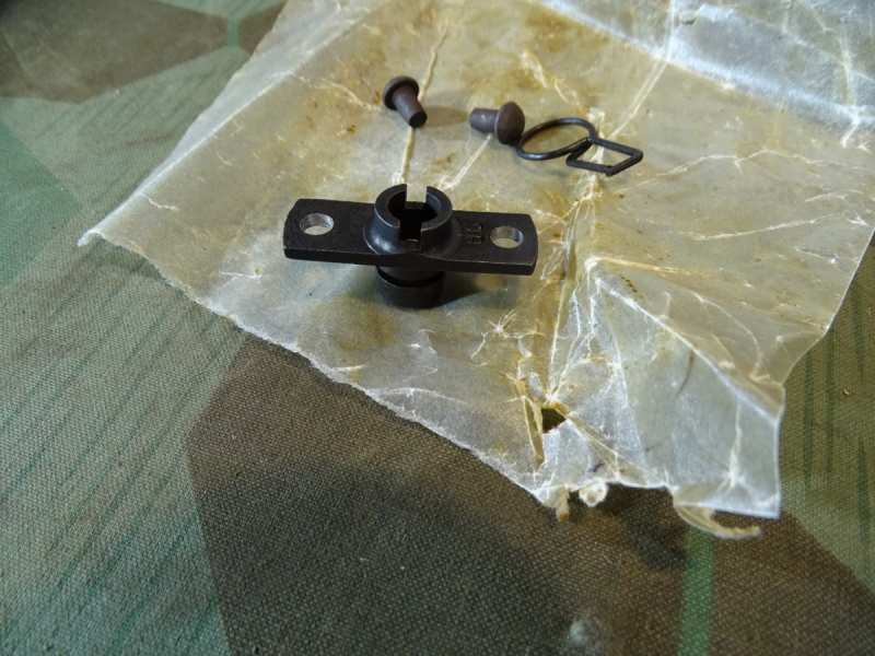 Aufnahme für Fliegerkreiskorn MG 42, Wehrmacht, Code ehs, mit Packpapier. – Bild 2