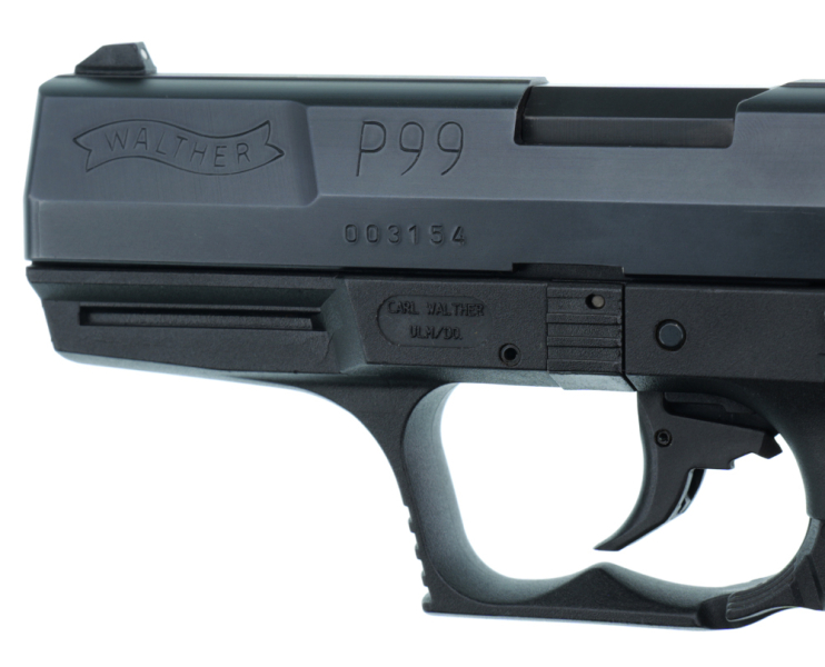Selbstladepistole Walther P99 1. Generation Bj 1997 Kal. 9mm Para im original Koffer / Neuwertig ! – Bild 1