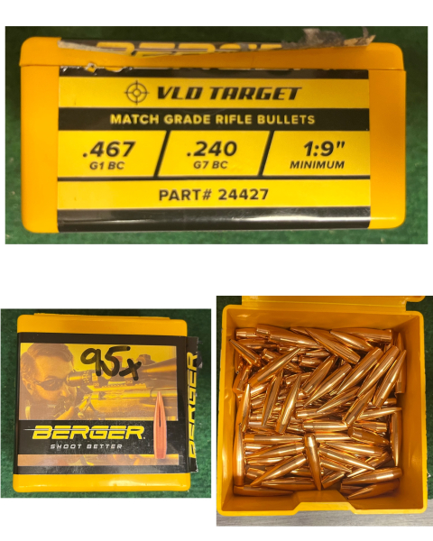Berger VLD Target 95grs HPBT #24427 95 Stück 6mm – Bild 1