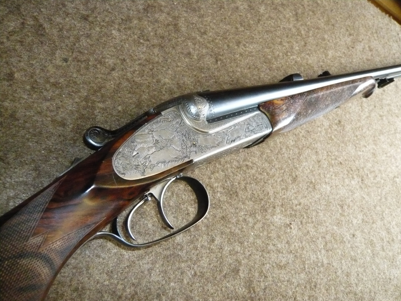 Doppelbüchse, Wolf-Suhl, 9,3x74R, Zeiss ZF – Bild 3