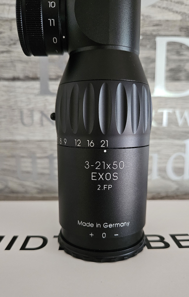 Neuware vom Fachhandel - Schmidt & Bender EXOS 3-21x50 Absehen D7 mit Leuchtpunkt + ASV ST II-B LT – Bild 6