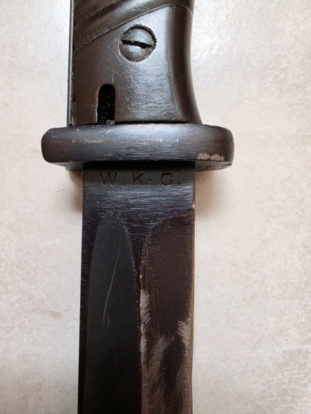 Deutsches Seitengewehr 84/98 (Bajonett) mit Scheide und Koppelschuh – Bild 4