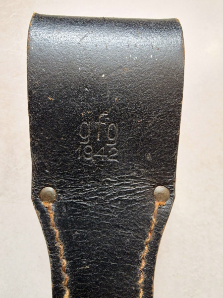 Deutsches Seitengewehr 84/98 (Bajonett) mit Scheide und Koppelschuh – Bild 6