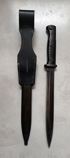 Deutsches Seitengewehr 84/98 (Bajonett) mit Scheide und Koppelschuh – Bild 2