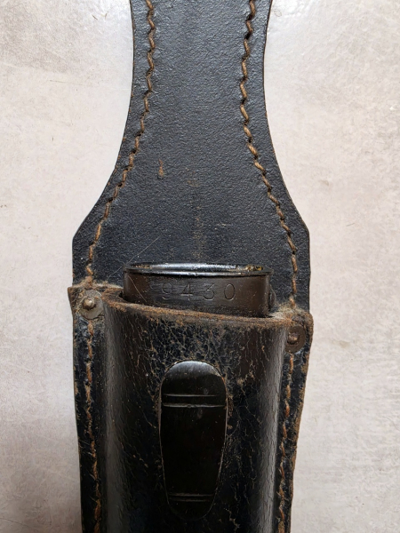 Deutsches Seitengewehr 84/98 (Bajonett) mit Scheide und Koppelschuh – Bild 5