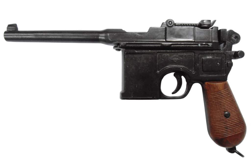 MAUSER C96 Modellwaffe (Denix)mIt Anschlagkasten – slika 1