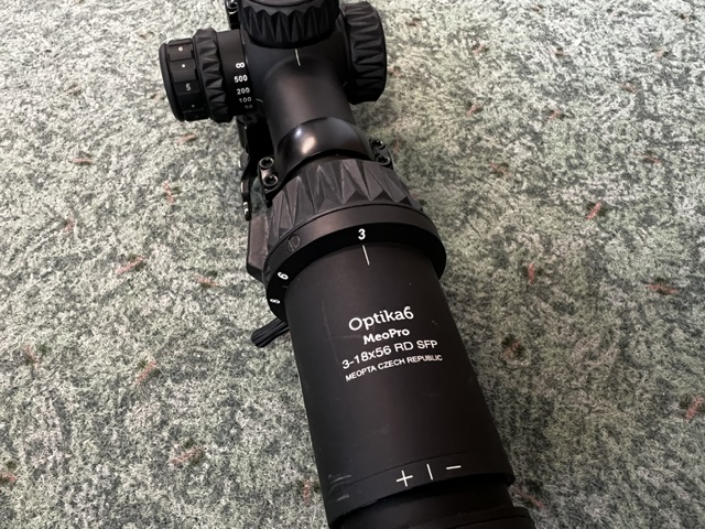 Zielfernrohr Meopta Optika 6 MeoPro 3-18x56 RD SFP mit Weavermontage – Bild 2
