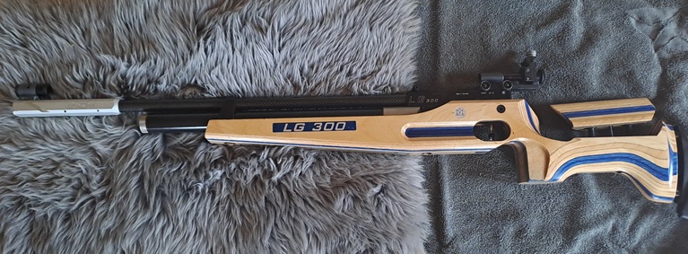 Walter LG300 Junior mit Anschützdiopter – Bild 1