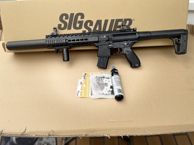 Sig Sauer MCX black CO2 Diabolo inkl. Zubehör – neuwertig. – Bild 2