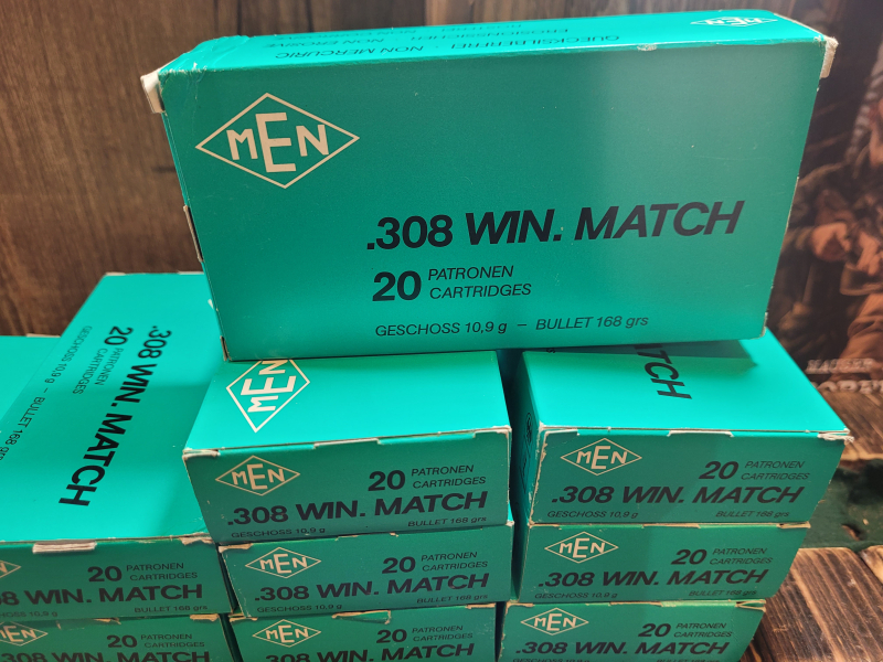 MEN .308 Win. Match 360 Schuss Munition – image 2