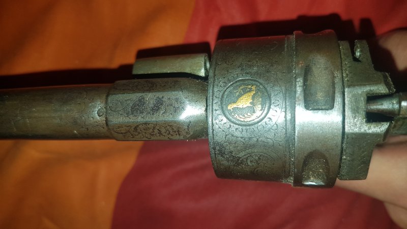 Antique revolver Lefaucheux with markings – Bild 6