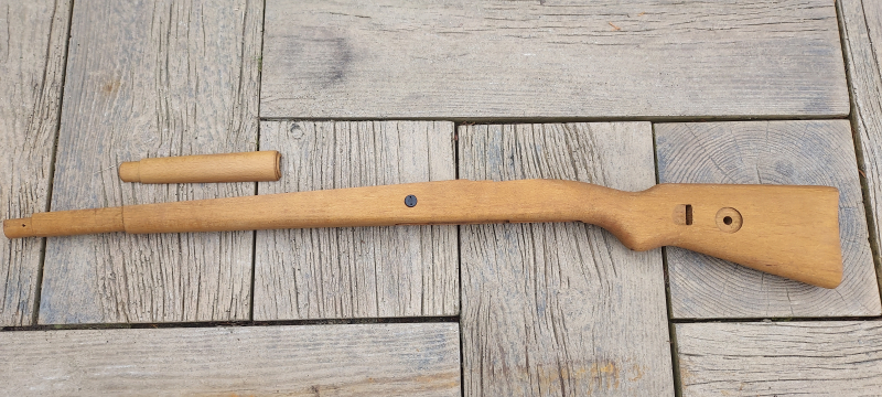 GewehrSchäft, Mauser K98 , kolben frühe Art des BeschlagensTOP Repro !!! – Bild 1