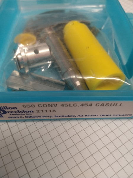 Dillon XL650 XL750 650 750 Wiederladen Conversation Kit 45LC .454 Casuall – Bild 1
