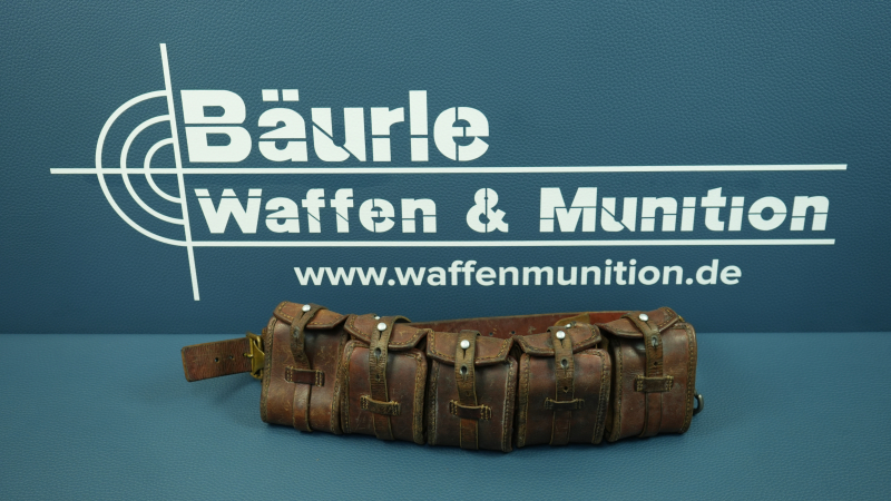 Schwedischer Munitionsgürtel Modell 1900, Baujahr ca. 1914, erste Ausführung – Bild 1