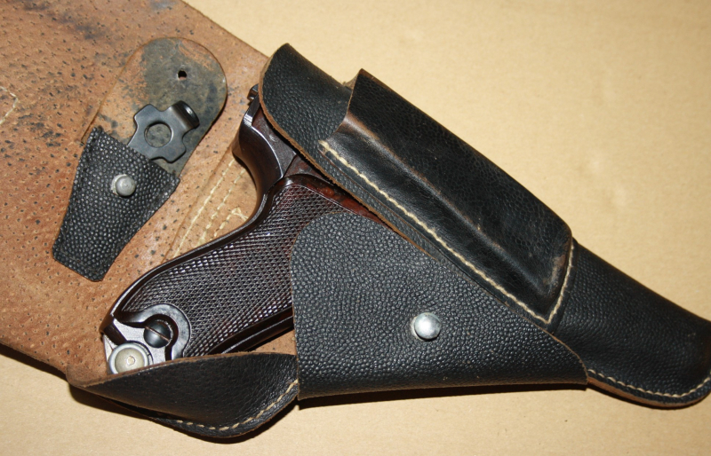 orig. DDR VoPo P08 Luger Pistole im Kal. 9x19 mit Holster -TIP TOP- – Bild 1