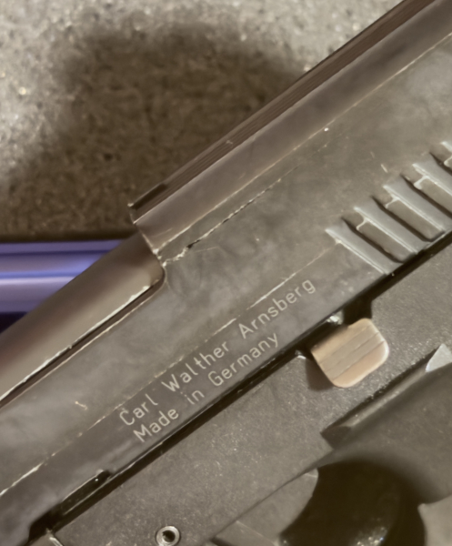 Walther P22 schwarz Defekt verschluss gerissen – Bild 2