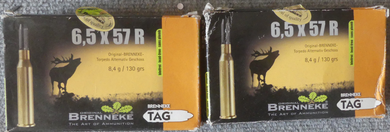 Büchspatrone Brenneke 6,5x57R TAG – Bild 1