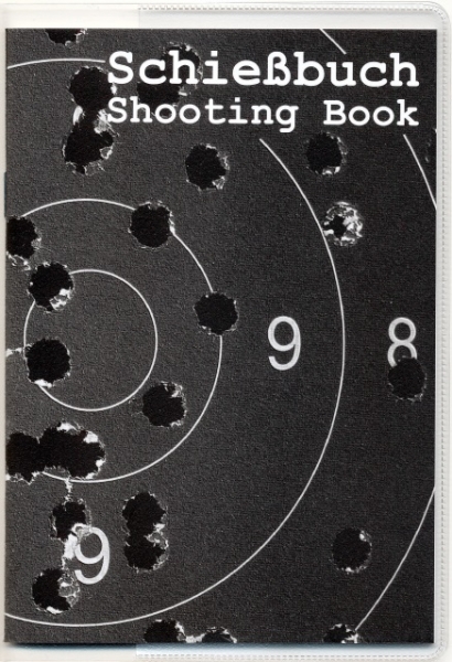 Schießbuch | Schiessbuch für Sportschützen mit PVC Schutzhülle - Motiv Target – Bild 1