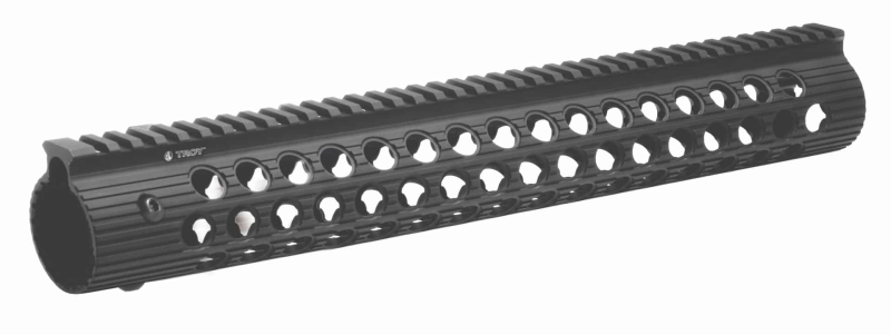 Neuer AR 15 Vorderschaft Troy Alpha Rail 15" Free-Float AR-15/M16 Handguard, Schwarz – Bild 1