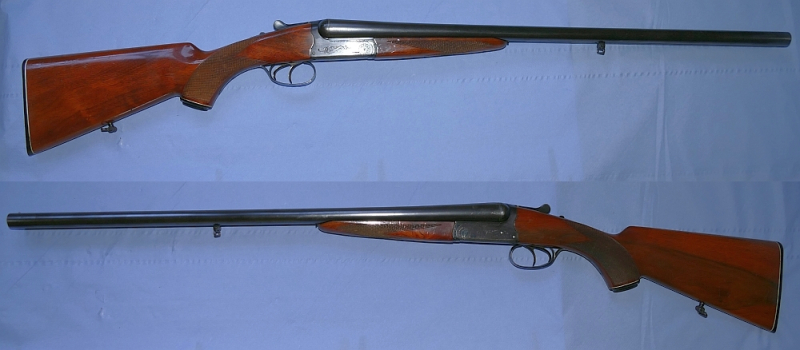 KLASSISCHE MIROKU QUERFLINTE / DOPPELFLINTE KAL. 12/70 – WERTARBEIT FÜR JAGD UND SPORT – Bild 1