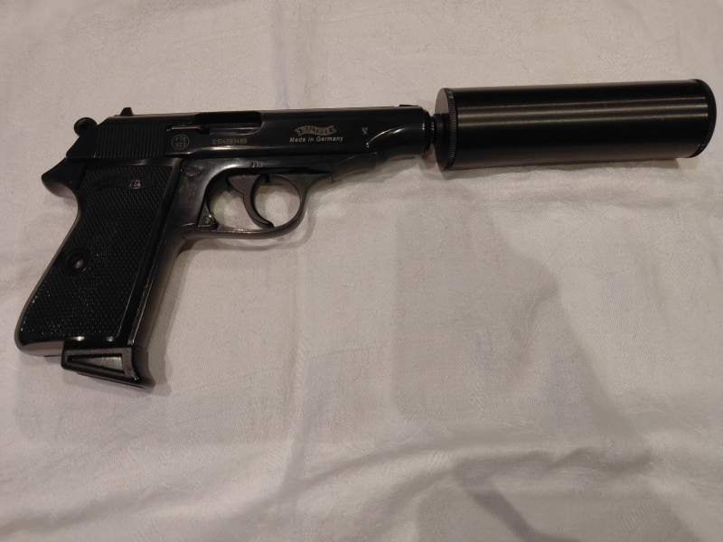 Walther PP mit Schalldämpfer Sonderedition. – obrázek 3