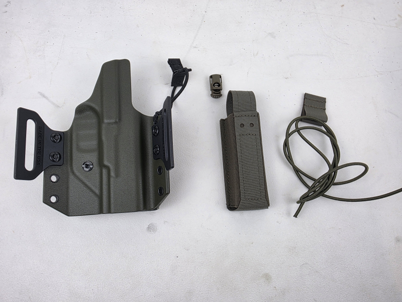 Holster Black Trident für Walther PDP F-Series Links inkl. Magazintasche – Bild 2
