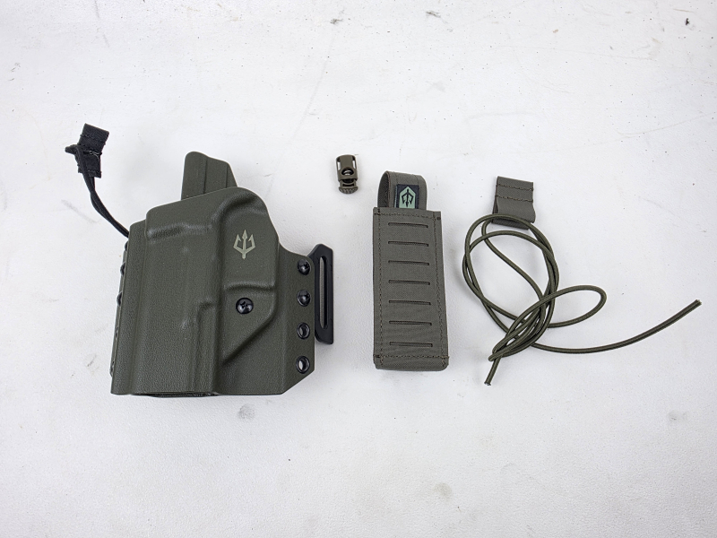 Holster Black Trident für Walther PDP F-Series Links inkl. Magazintasche – Bild 1