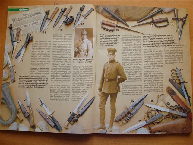Visier - Heft : ** Büffelbüchsen -- Schwarzpulver-Gewehre im Kal. .45-70 -- ** Militärmesser ** – Bild 2