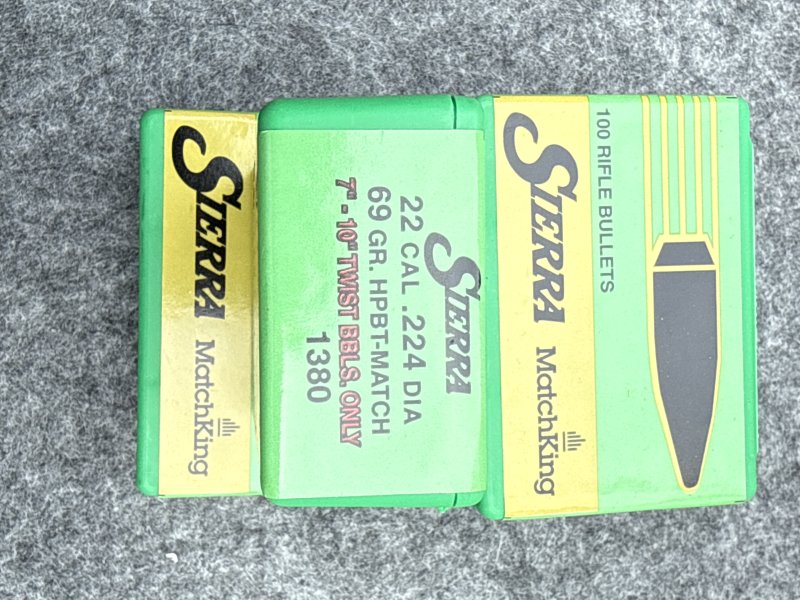 Sierra MatchKing .224 22 cal. 69gr HPBT Geschosse, 400 Stück – Bild 1
