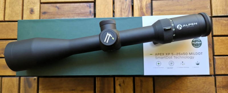 Neuware ALPEN OPTICS Apex XP Zielfernrohr 5–25x50 Mil-Dot mit SmartDot Technology – Bild 1