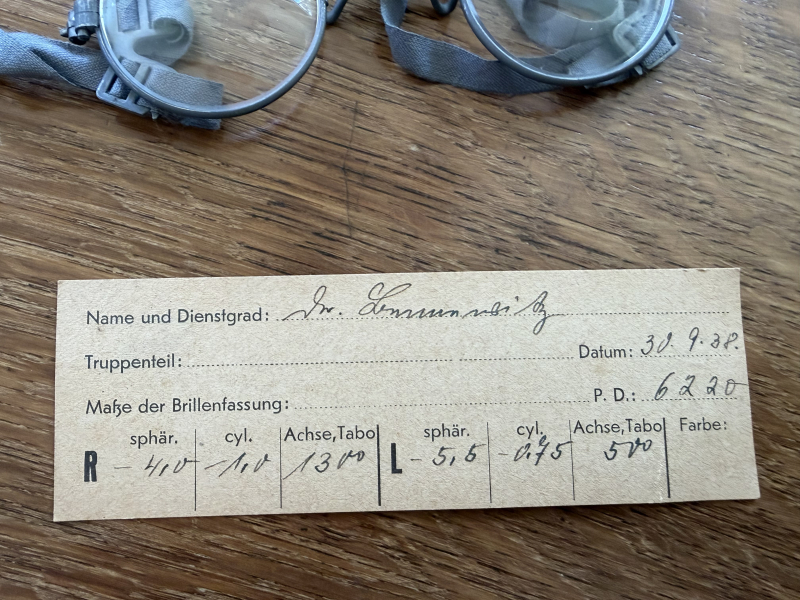 Gasmaskenbrille 2. Weltkrieg – Bild 3