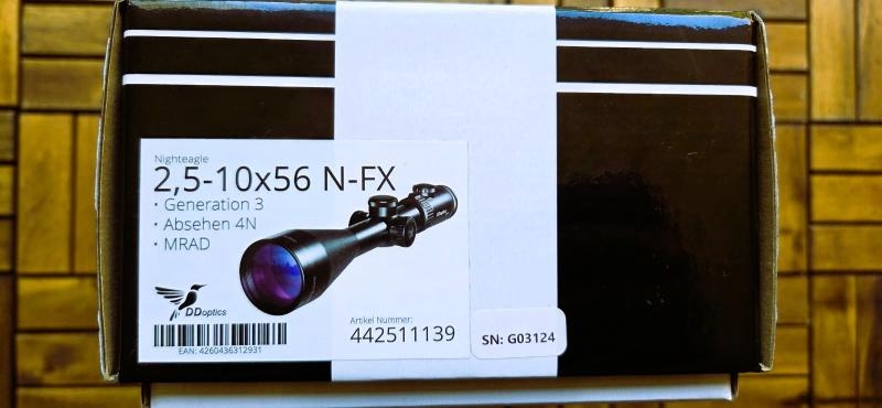 Gebrauchtes DDoptics ZF Nighteagle 2,5-10x56 NFX Gen3 Absehen 4 incl. Rusanadapter – Bild 4
