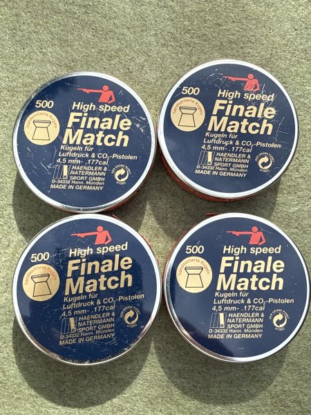 H&N Finale Match High Speed, 4,50mm Kugeln für Luftdruck – Bild 1