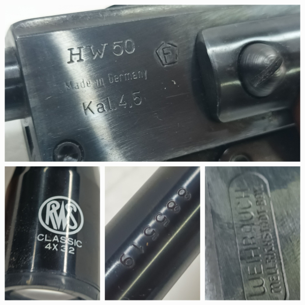 Weihrauch HW 50 ___ Luftgewehr + Zielfernrohr 4x32 RWS __ KEIN ROST __ Volle Schussbereitschaft – Bild 4