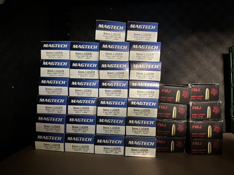1700 Hülsen 9mm Luger Magtech & Geco – Bild 4