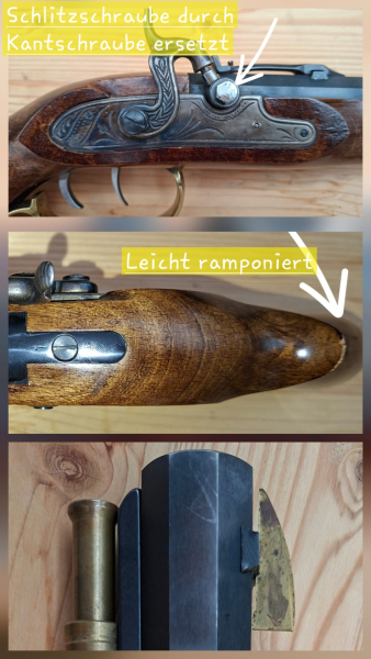 Vorderladerpistole Patriot Cal.45 von Ardesa – Bild 4