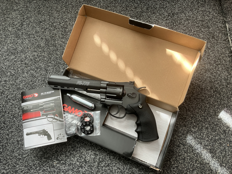 GAMO PR-776, CO2 Revolver, 4,5 mm Diabolo - top gepflegt – Bild 1