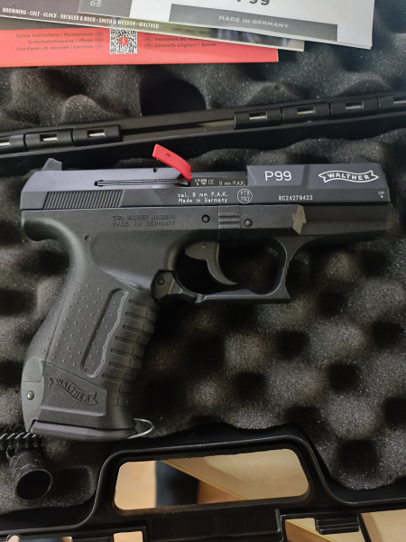 Schreckschusspistole Walther P99 ungeschossen – Bild 2