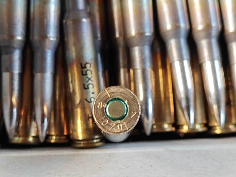 Schweden Konvolut, 6,5x55 SE, 809 Patronen, Surplus, M96, Carl Gustav, – Bild 6