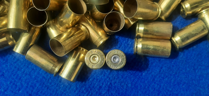 Hülsen .45 ACP unbeschädigt – Bild 2