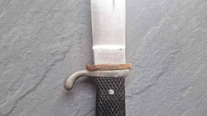 Rehwappen Solingen Dolch mit Blechscheide Stainless – Bild 2