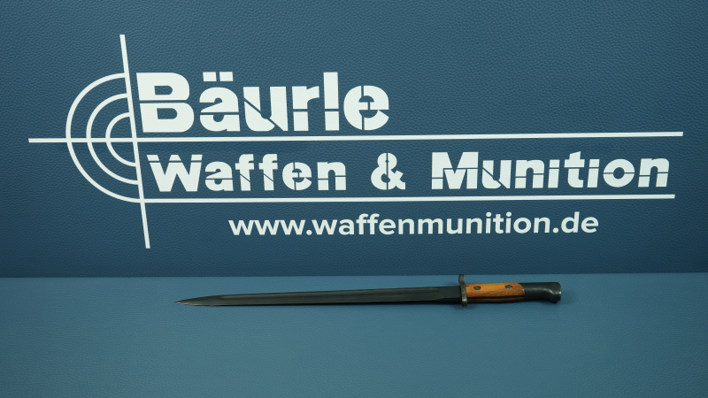 Bajonett wahrscheinlich deutsch erster Weltkrieg / WK1, vermutlich neu brünniert – Bild 1