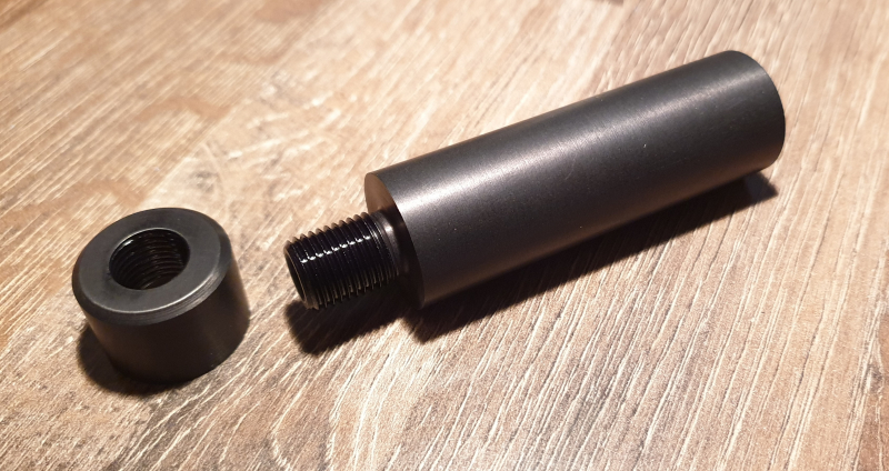 Schalldämpferadapter für Feinwerkbau FWB 300 und 300s mit 1/2 x 20 UNF Gewinde – Bild 1