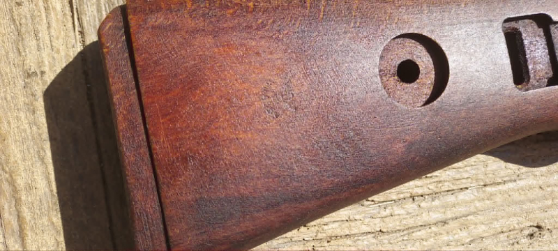GewehrSchäft Mauser K 98 , kolben TOP Repro,in einer dunklen Farbe !!! – Bild 3