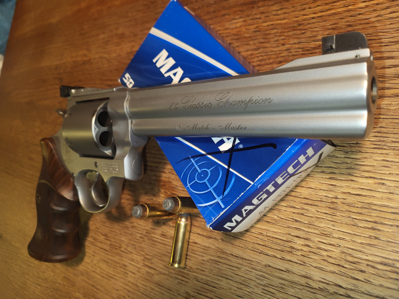 Smith & Wesson Revolver Model 629-6 Classic Champignon Match Master 6,5" Stainless .44 Mag. – Bild 5